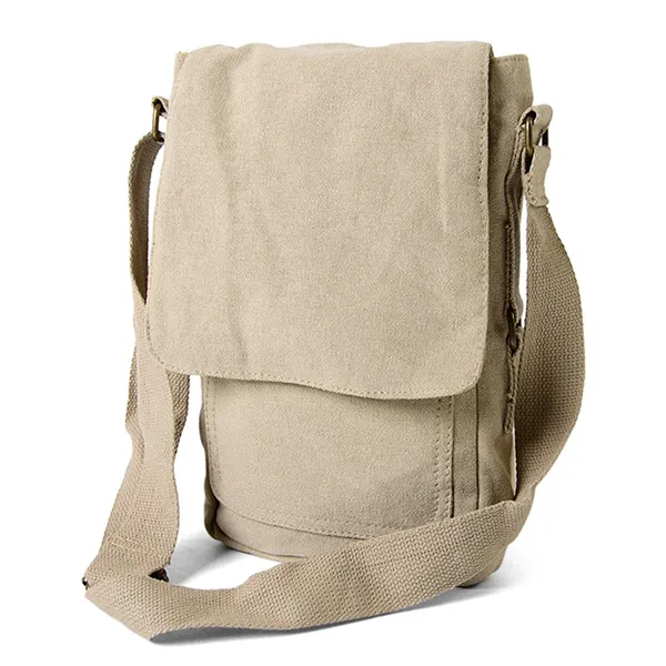 Túi Đeo Chéo Nam Rothco 5795 Vintage Canvas Military Tech Bag Màu Khaki - Túi xách - Vua Hàng Hiệu