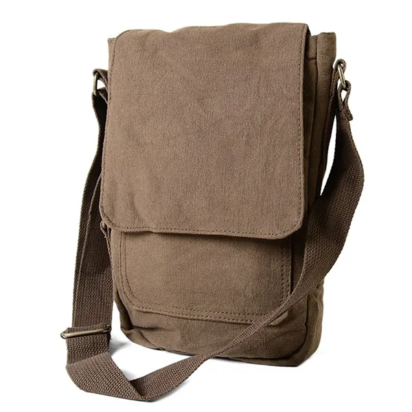 Túi Đeo Chéo Nam Rothco 5795 Vintage Canvas Military Tech Bag Màu Nâu - Túi xách - Vua Hàng Hiệu
