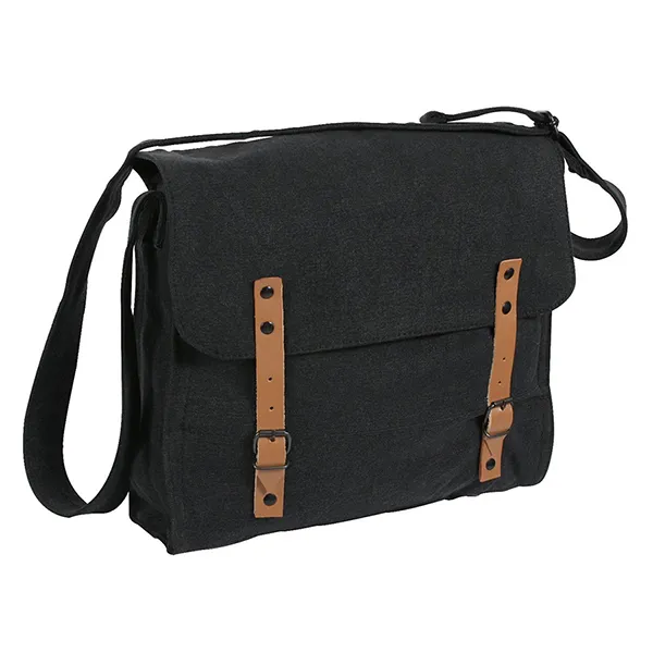 Túi Đeo Chéo Nam Rothco Genuine Vintage Canvas Medic Màu Đen - Túi xách - Vua Hàng Hiệu