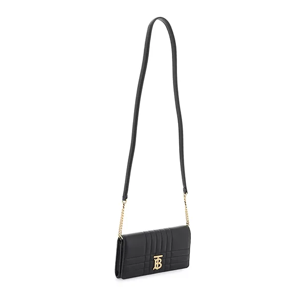 Túi Đeo Chéo Nữ Burberry Quilted Leather Mini Lola Bag 8062338 Màu Đen - Túi xách - Vua Hàng Hiệu
