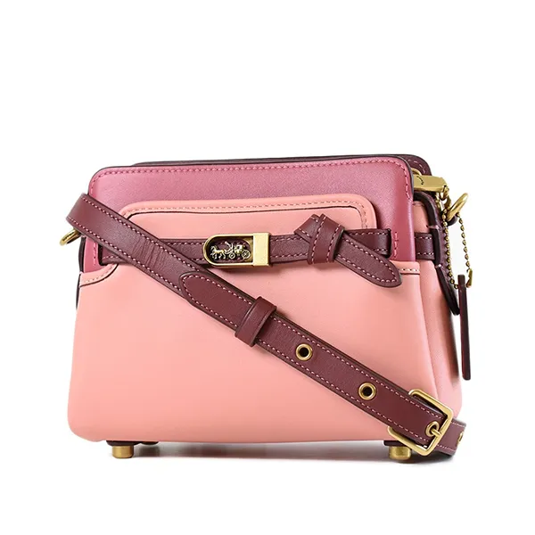 Túi Đeo Chéo Nữ Coach Tate 18 Crossbody In Colorblock C2632 Màu Hồng - 1