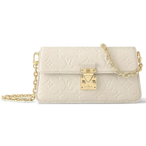 Túi Đeo Chéo Nữ Louis Vuitton LV Monogram Wallet On Chain Métis Bag M82836 Màu Kem - 3