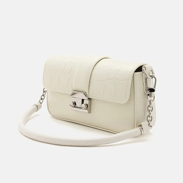 Túi Đeo Vai Nữ Pazzion Amarilla Shoulder Bag 3517BEG00M Màu Trắng Kem - Túi xách - Vua Hàng Hiệu