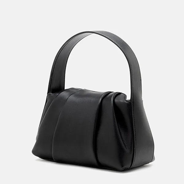 Túi Đeo Chéo Nữ Pazzion Lottie Pleated Bag 9637BLK00M Màu Đen