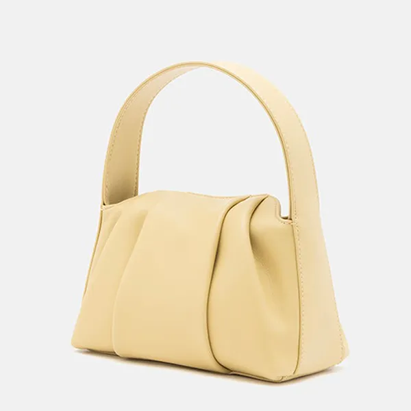 Túi Đeo Chéo Nữ Pazzion Lottie Pleated Bag 9637YEL00M Màu Vàng - Túi xách - Vua Hàng Hiệu