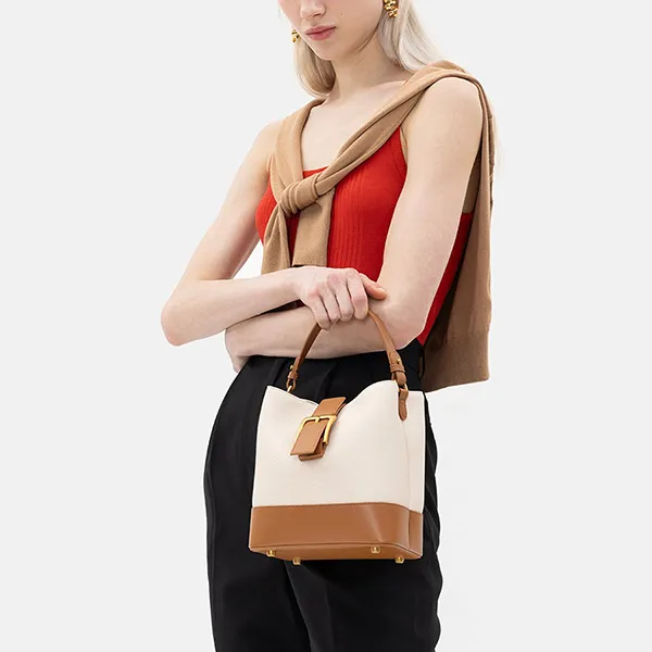 Túi Đeo Chéo Nữ Pazzion Viridis Handbag 8257BRN00M Màu Nâu
