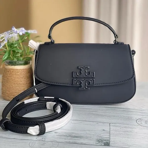 Túi Đeo Chéo Nữ Tory Burch Britten Matte Mini Top Handle Bag Black 149655 Màu Đen