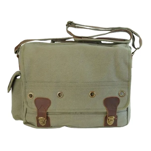 Túi Đeo Chéo Rothco Canvas Shoulder Bag Màu Xanh Olive - Túi xách - Vua Hàng Hiệu