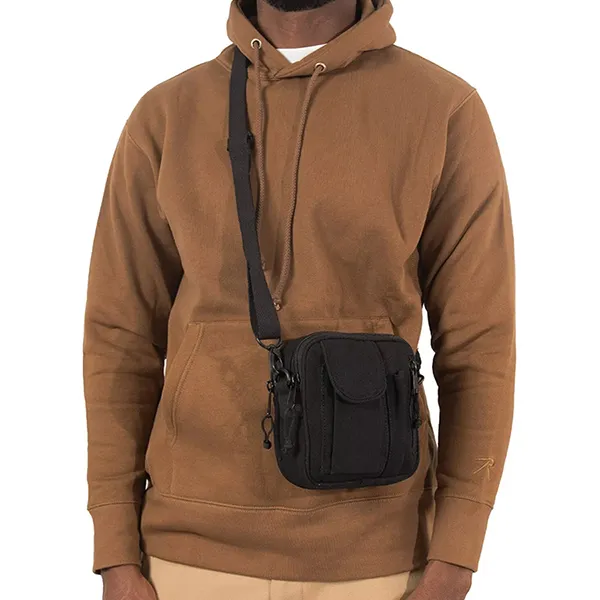 Túi Đeo Chéo Rothco Mini Plain 2327 Shoulder Bag Màu Đen - Túi xách - Vua Hàng Hiệu