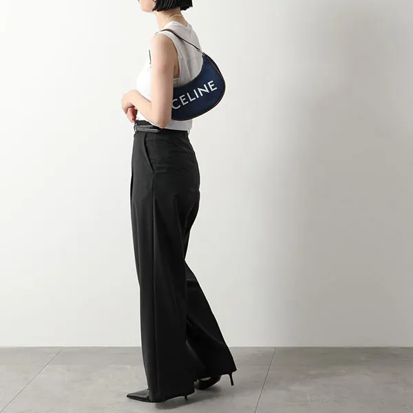 Túi Đeo Vai Nữ Celine Ava Shoulder Bag 193952DKA-07AT Màu Xanh Navy - Túi xách - Vua Hàng Hiệu