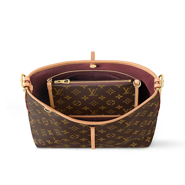 Túi Đeo Vai Nữ Louis Vuitton LV Carryall PM Bag M46203 Màu Nâu - Túi xách - Vua Hàng Hiệu