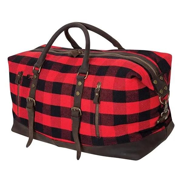 Túi Du Lịch Rothco Boston Bag Màu Kẻ Đỏ - Túi xách - Vua Hàng Hiệu
