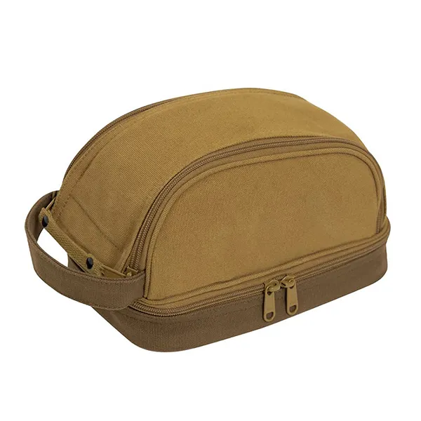 Túi Đựng Đồ Rothco Toiletry Bag Canvas Màu Nâu - Túi xách - Vua Hàng Hiệu