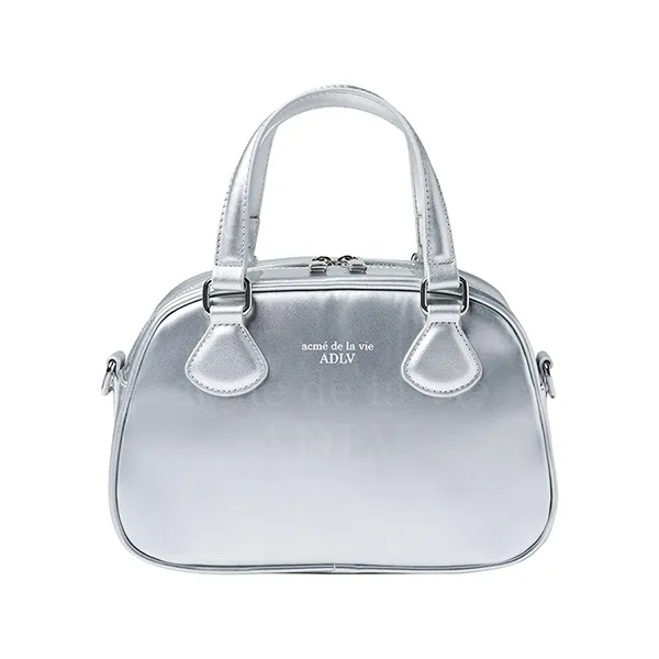 Túi Tote Acmé De La Vie ADLV Dempsey Enamel Bowling Tote Bag ADLV-24SS-ACENBT-SVR Silver Màu Bạc - Túi xách - Vua Hàng Hiệu