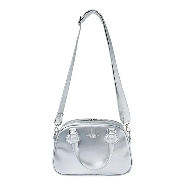 Túi Tote Acmé De La Vie ADLV Dempsey Enamel Bowling Tote Bag ADLV-24SS-ACENBT-SVR Silver Màu Bạc - Túi xách - Vua Hàng Hiệu
