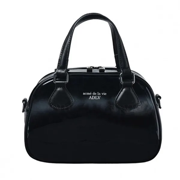 Túi Tote Nữ Acmé De La Vie ADLV Dempsey Enamel Bowling Tote Bag ADLV-24SS-ACENBT-BLK Màu Đen - Túi xách - Vua Hàng Hiệu