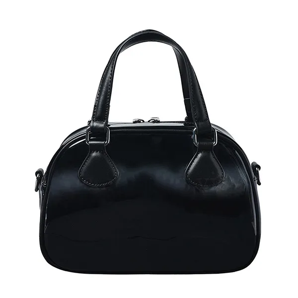 Túi Tote Nữ Acmé De La Vie ADLV Dempsey Enamel Bowling Tote Bag ADLV-24SS-ACENBT-BLK Màu Đen - Túi xách - Vua Hàng Hiệu