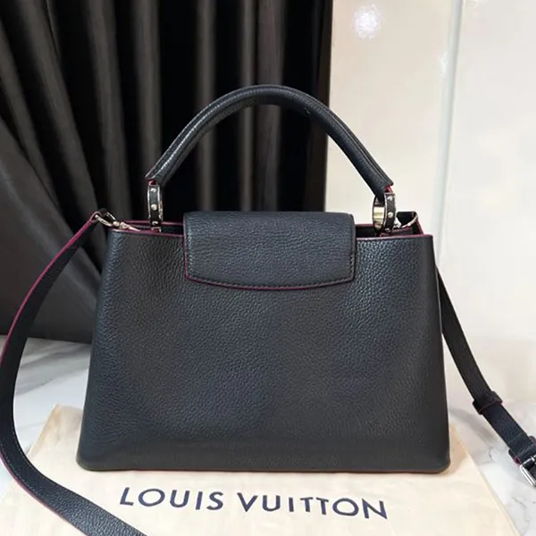 Túi Xách Nữ Louis Vuitton LV Dark Blue Capucines MM M42245 Màu Xanh Đen - Túi xách - Vua Hàng Hiệu
