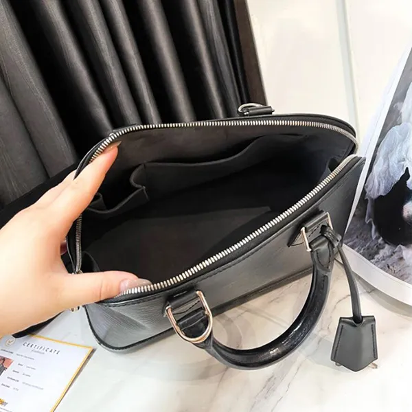Túi Xách Tay Nữ Louis Vuitton LV Alma PM Hand Bag Black Màu Đen