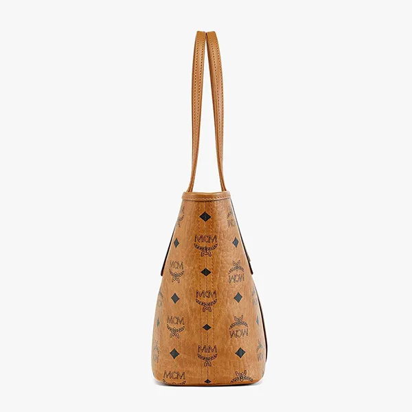 Túi Xách Tay Nữ MCM Mini Reversible Liz Shopper In Visetos MWPDALR01CO001 Màu Nâu - Túi xách - Vua Hàng Hiệu