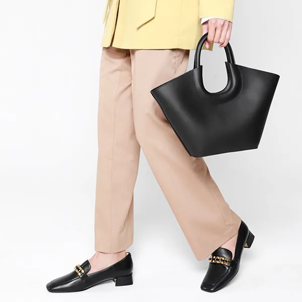 Túi Xách Tay Nữ Pazzion Fabiola Leather Handbag 8127ABLK00M Màu Đen - Túi xách - Vua Hàng Hiệu