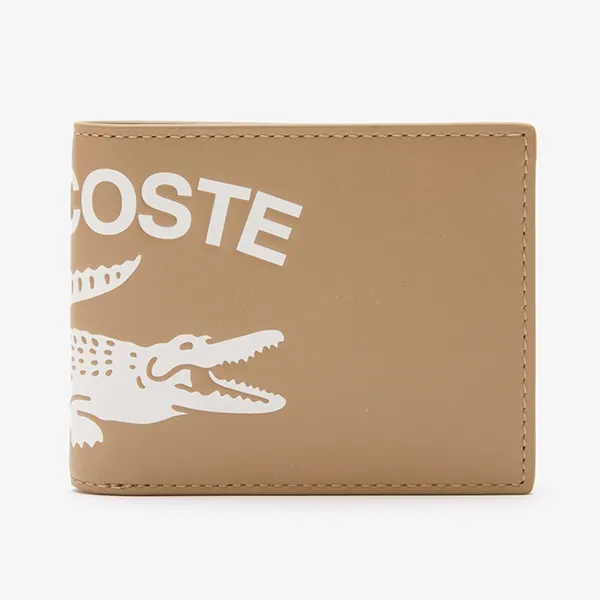 Ví Nam Lacoste Contrast Branded Billfold NH4011FW K86 Màu Vàng Cát - Túi xách - Vua Hàng Hiệu