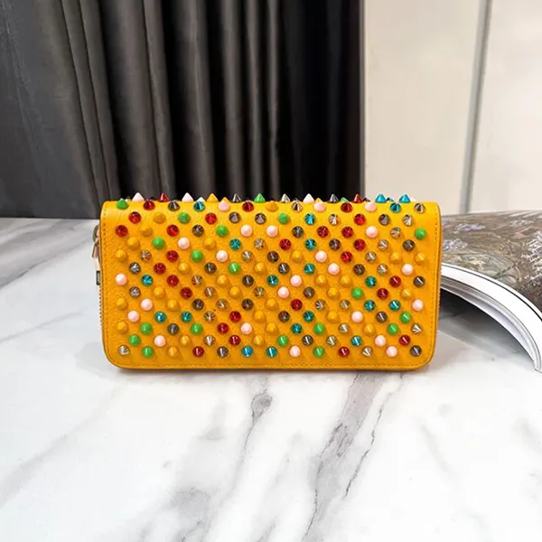 Ví Nữ Christian Louboutin Panatone Wallet Màu Vàng