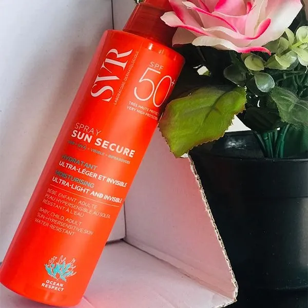 Xịt Chống Nắng SVR Sun Secure Spray SPF50+ Dành Cho Mặt, Tóc, Body 200ml