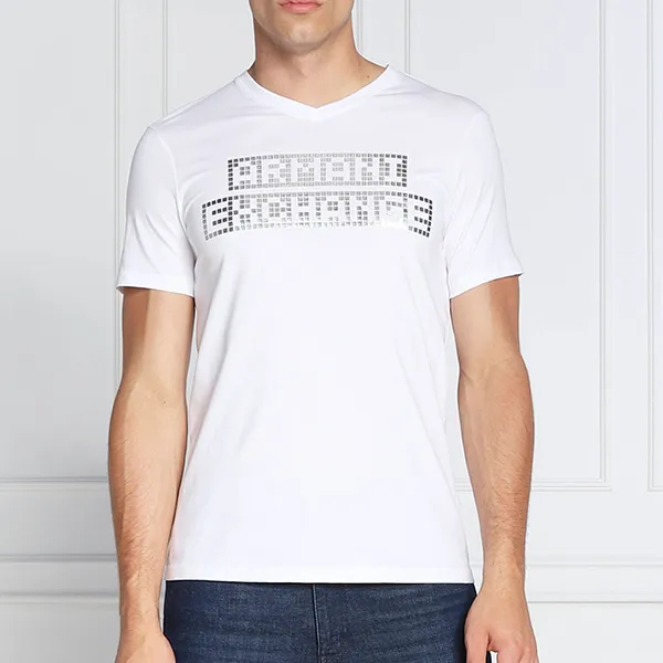 Áo Phông Nam Armani Exchange A/X Logo Tshirt 6LZTAK ZJ6QZ GC03 Màu Trắng Size S - Thời trang - Vua Hàng Hiệu