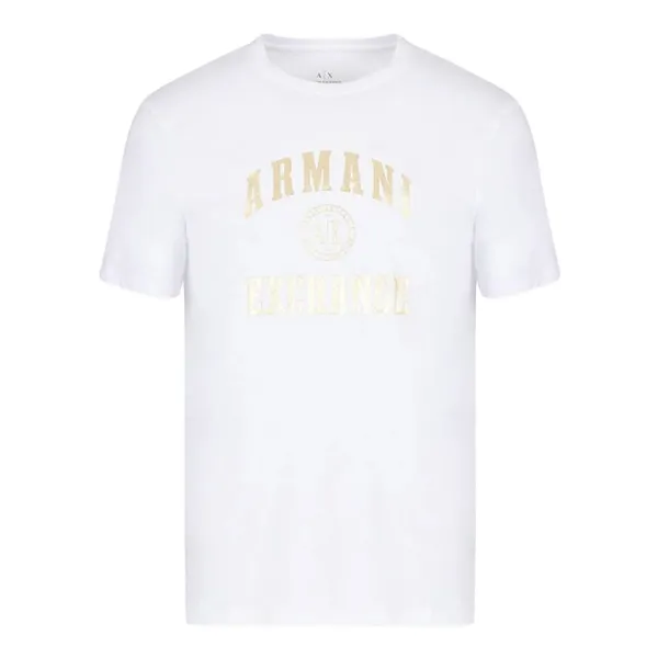 Áo Phông Nam Armani Exchange A/X Logo Tshirt 6LZTEM ZJBYZ GC03 Màu Trắng Size L
