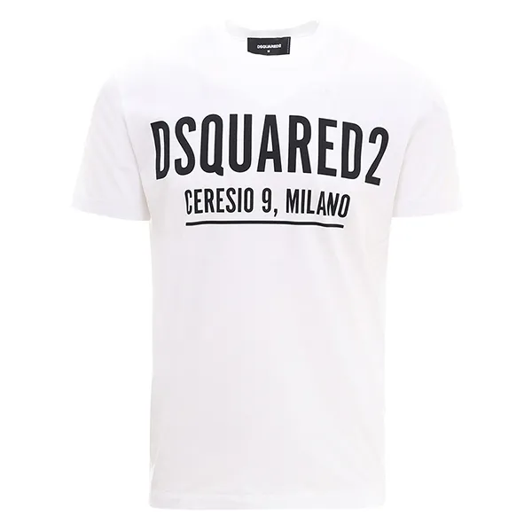 Áo Phông Nam Dsquared2 Ceresio9 Cool S71GD1058 Tshirt Màu Trắng Size S - Thời trang - Vua Hàng Hiệu