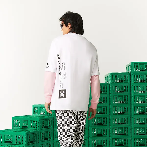 Áo Phông Nam Lacoste Looser Fit Tshirt TH3802 001 Màu Trắng Size XS - Thời trang - Vua Hàng Hiệu