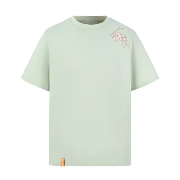 Áo Phông Nữ 13 De Marzo Constellation Series T-Shirt Aries Màu Xanh Nhạt