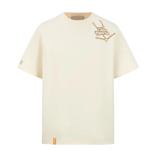 Áo Phông Nữ 13 De Marzo Constellation Series T-Shirt Taurus Màu Be
