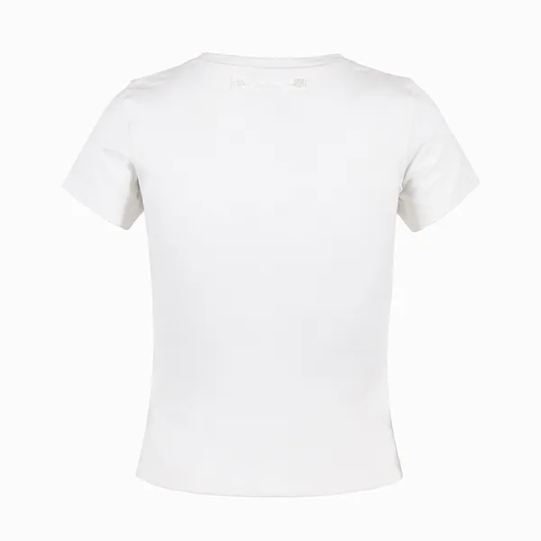 Áo Phông Nữ Badblood Oval Logo W-Tee24-027 Tshirt Màu Trắng