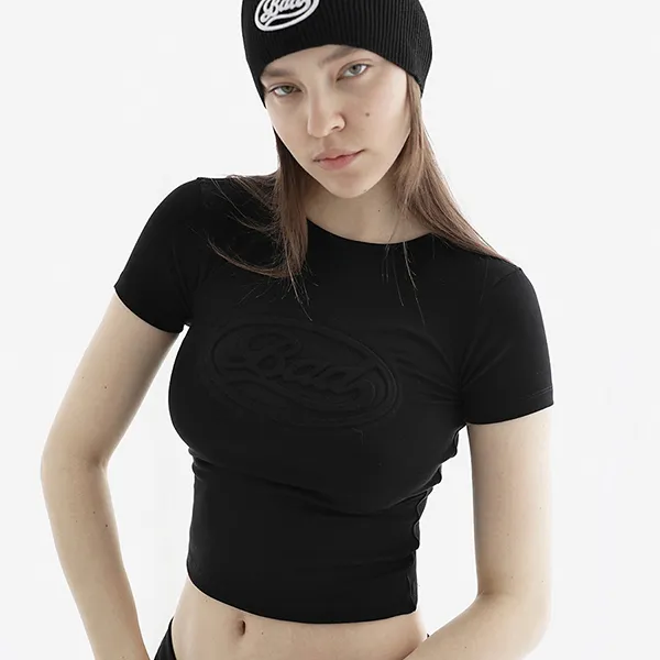 Áo Phông Nữ Badblood Oval Logo W-Tee24-028 Tshirt Màu Đen - Thời trang - Vua Hàng Hiệu