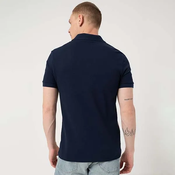 Áo Polo Lacoste Men's Regular Fit Colorblock Cotton Piqué PH1889 BW3 Màu Xanh Be Size 2