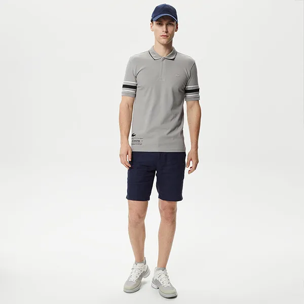 Áo Polo Lacoste Slim Fit PH0305 05G Màu Xám Size 3