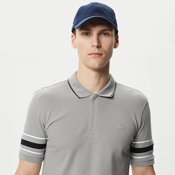 Áo Polo Lacoste Slim Fit PH0305 05G Màu Xám Size 3