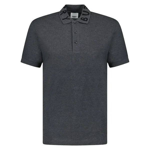 Áo Polo Nam Burberry Charcoal Melane Polo Shirt 8061674 Màu Xám Đậm Size S
