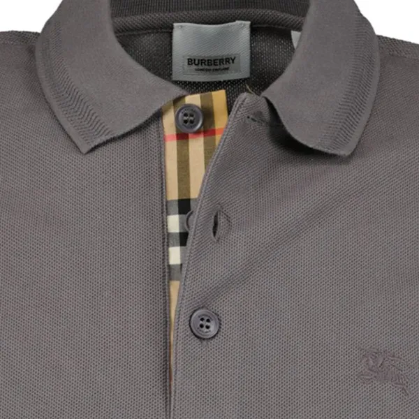 Áo Polo Nam Burberry Eddie Shirt Grey 8067584 Màu Xám Size XS - Thời trang - Vua Hàng Hiệu