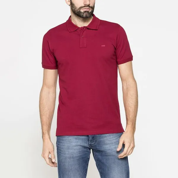Áo Polo Nam Carrera Jeans Cotton T819B075AL_488 Màu Đỏ Size L