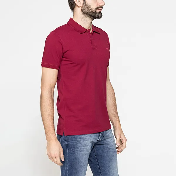 Áo Polo Nam Carrera Jeans Cotton T819B075AL_488 Màu Đỏ Size L