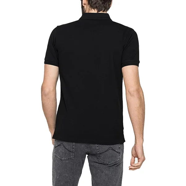Áo Polo Nam Carrera Jeans Cotton T819B075AL_899 Màu Đen Size M