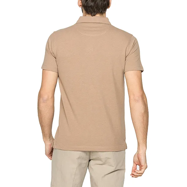 Áo Polo Nam Carrera Jeans Cotton T824A0077A_175 Màu Vàng Cát Size M