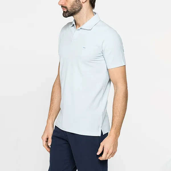 Áo Polo Nam Carrera Jeans Cotton T824A0077A_628 Màu Xanh Blue Size L