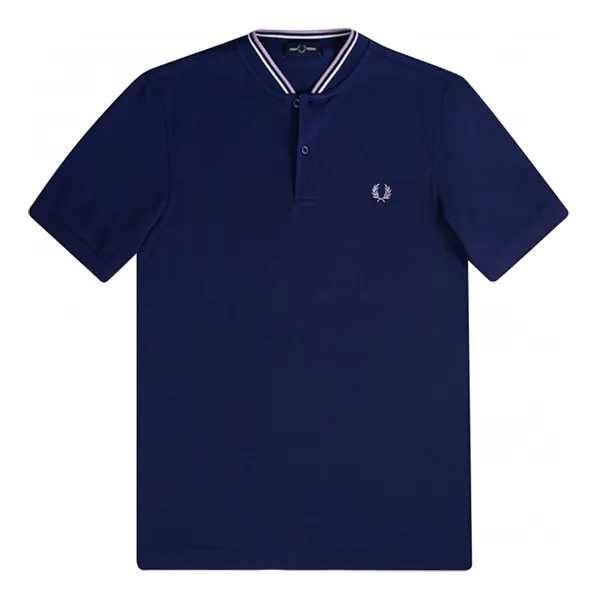 Áo Polo Nam Fred Perry Bomber Collar Polo Shirt M4526 Màu Xanh Navy Size S - Thời trang - Vua Hàng Hiệu
