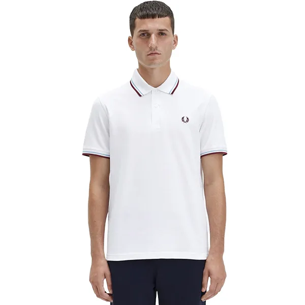 Áo Polo Nam Fred Perry M12 Cotton Polo Shirt Màu Trắng Size S - Thời trang - Vua Hàng Hiệu