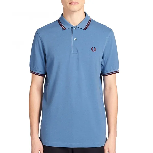 Áo Polo Nam Fred Perry Twin Tipped Polo Shirt M3600 Màu Xanh Dương Size XS - Thời trang - Vua Hàng Hiệu