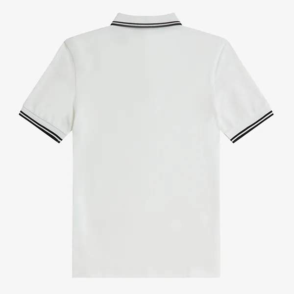 Áo Polo Nam Fred Perry Twin Tipped Short-Sleeved Polo Shirt M3600 Màu Trắng Size M - Thời trang - Vua Hàng Hiệu